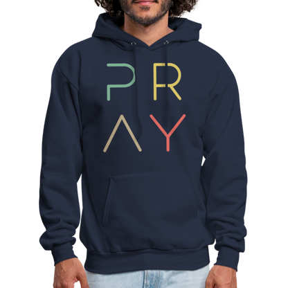 Pray Men's Hoodie - navy