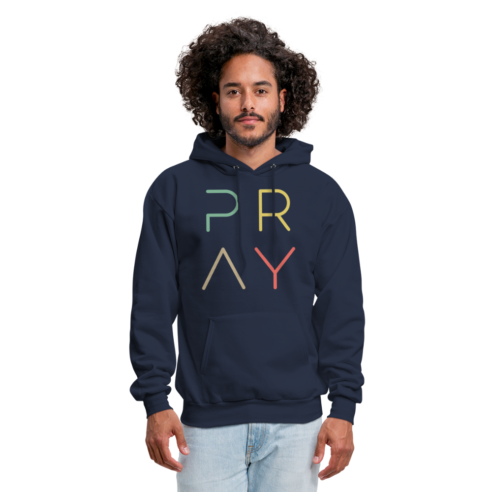 Pray Men's Hoodie - navy