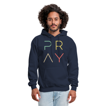 Pray Men's Hoodie - navy