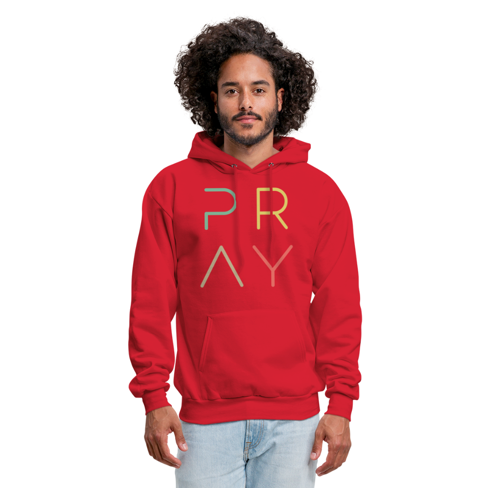 Pray Men's Hoodie - red