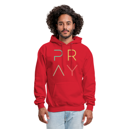 Pray Men's Hoodie - red