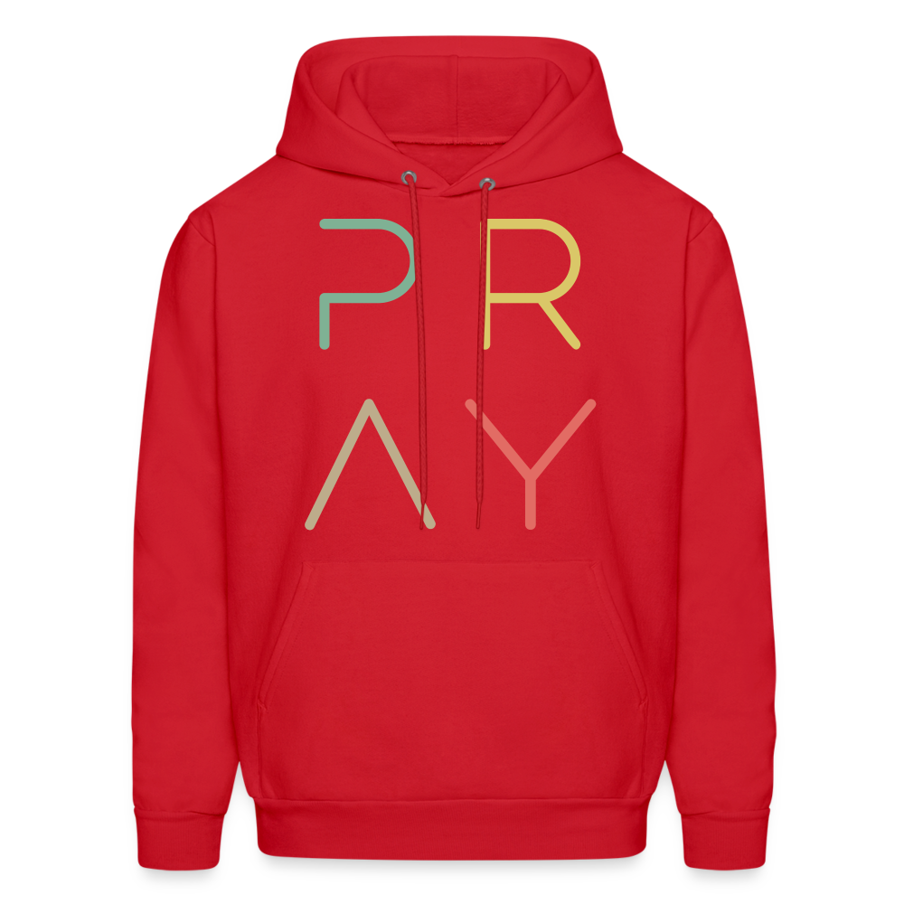 Pray Men's Hoodie - red