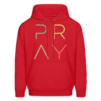 Pray Men's Hoodie - red