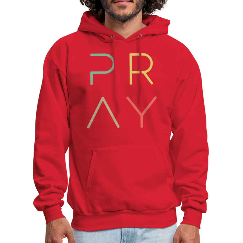 Pray Men's Hoodie - red