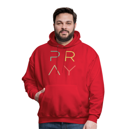 Pray Men's Hoodie - red