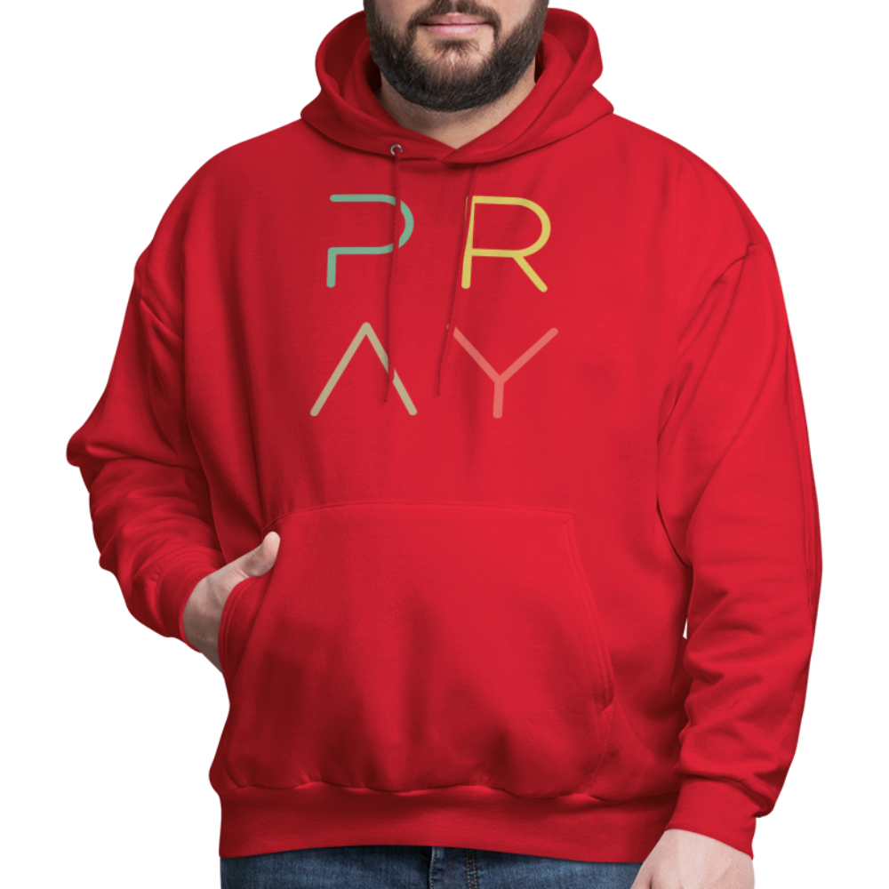 Pray Men's Hoodie - red