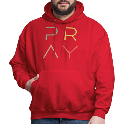 Pray Men's Hoodie - red