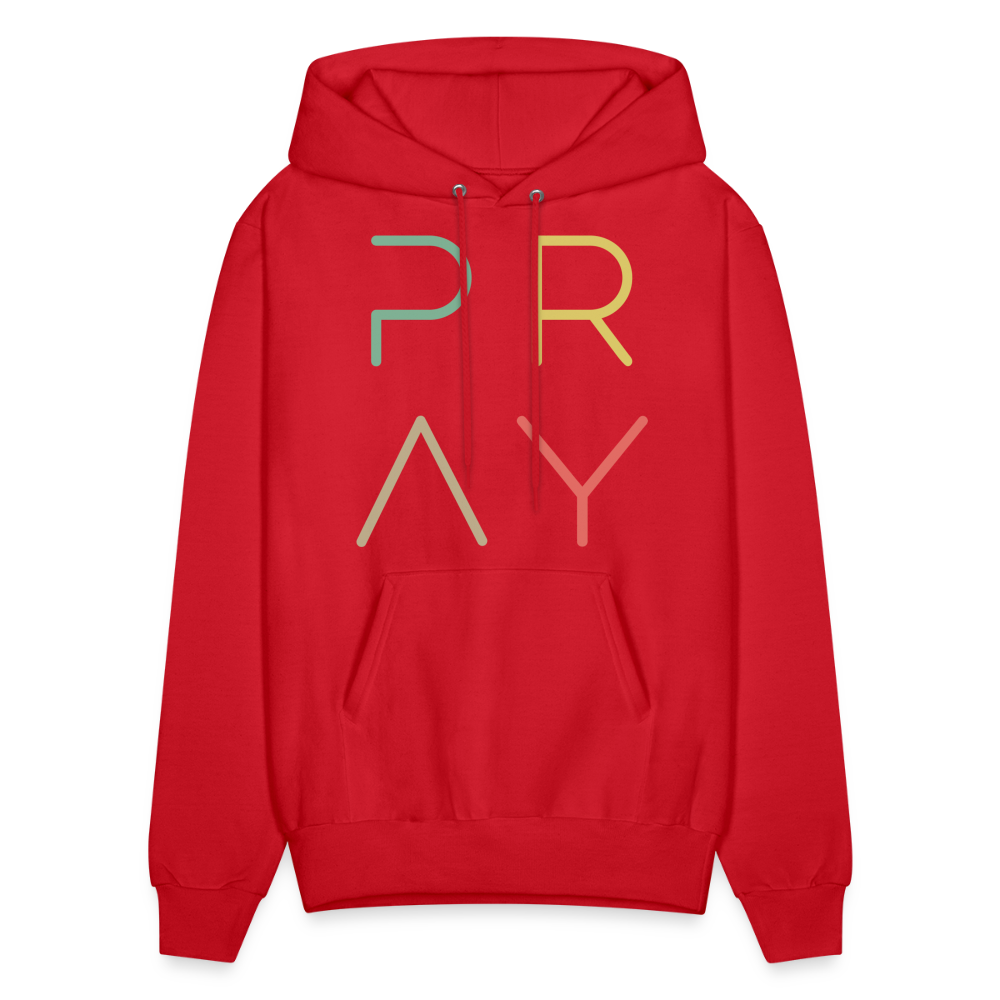 Pray Men's Hoodie - red