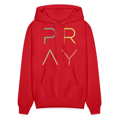 Pray Men's Hoodie - red