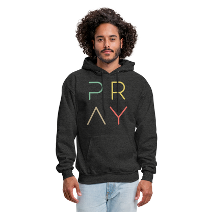 Pray Men's Hoodie - charcoal grey