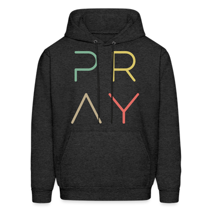 Pray Men's Hoodie - charcoal grey