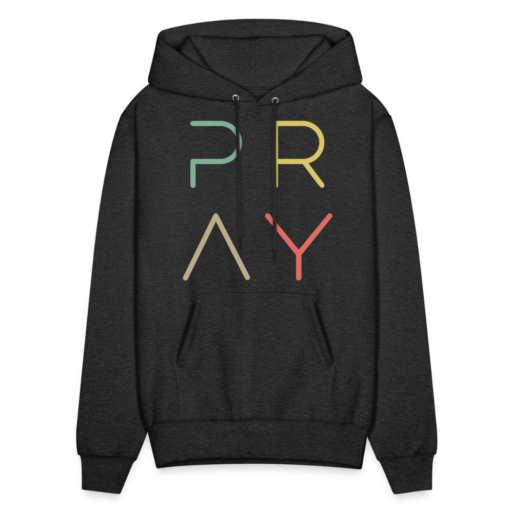 Pray Men's Hoodie - charcoal grey