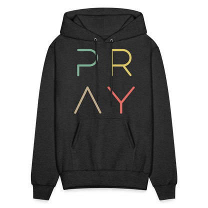 Pray Men's Hoodie - charcoal grey