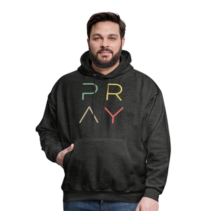 Pray Men's Hoodie - charcoal grey