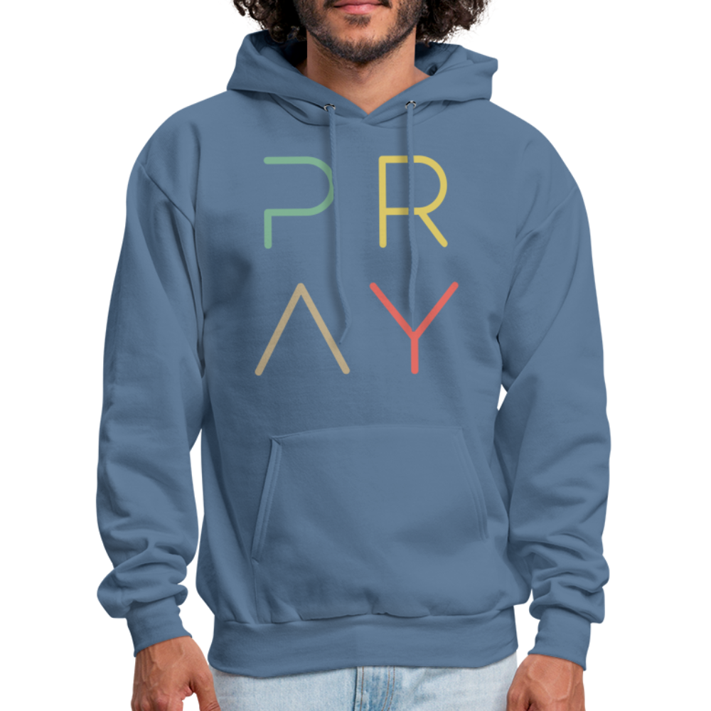 Pray Men's Hoodie - denim blue