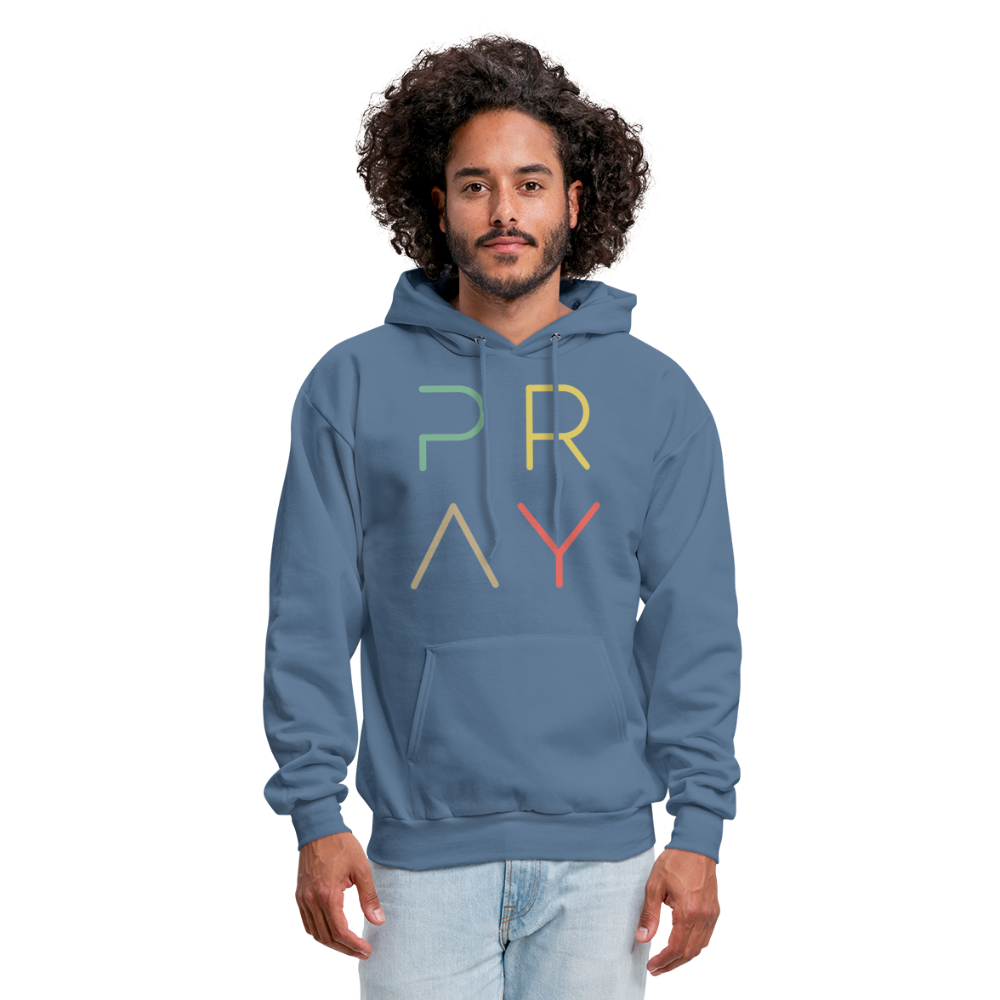 Pray Men's Hoodie - denim blue