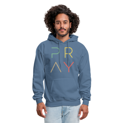 Pray Men's Hoodie - denim blue