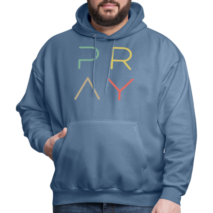 Pray Men's Hoodie - denim blue