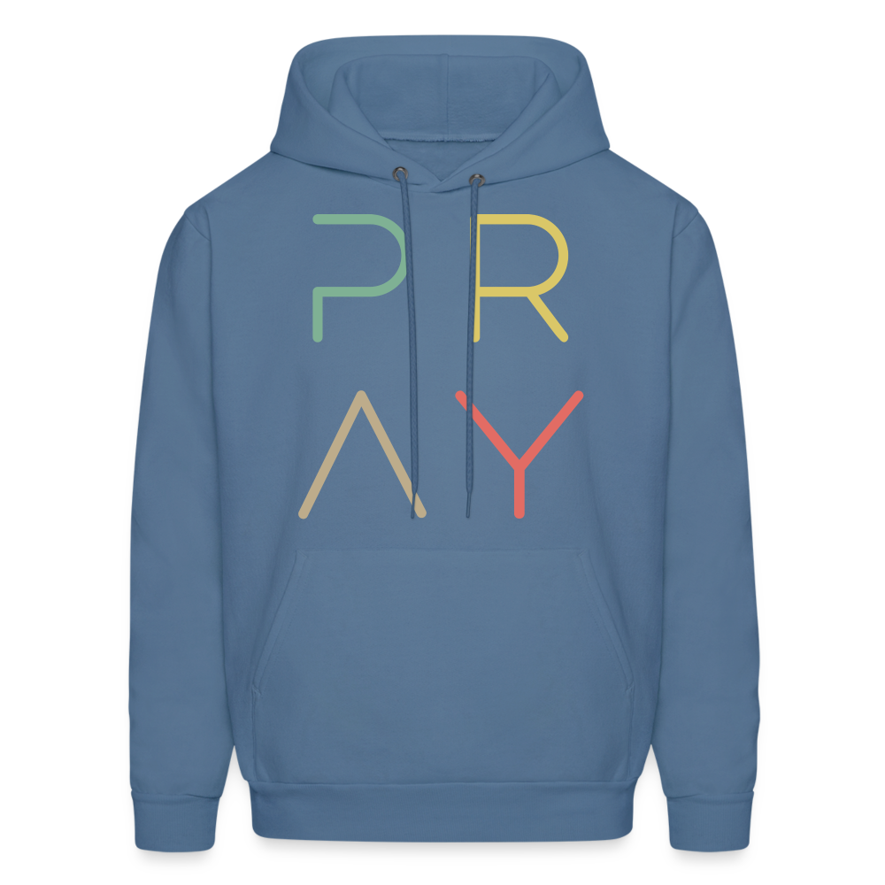 Pray Men's Hoodie - denim blue