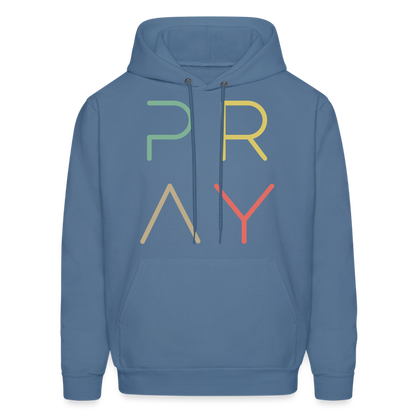 Pray Men's Hoodie - denim blue