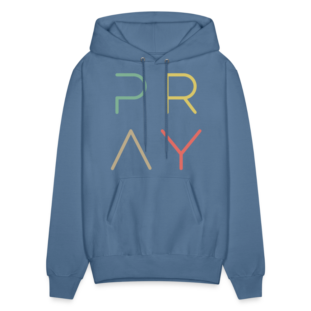 Pray Men's Hoodie - denim blue