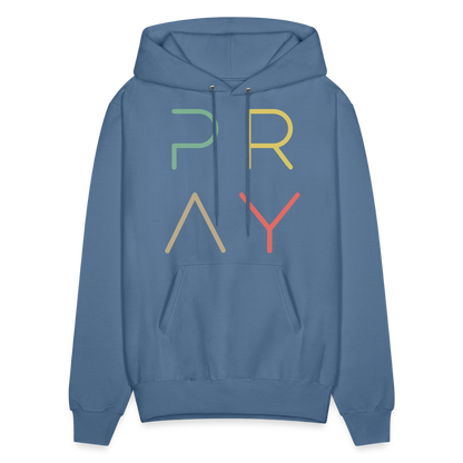 Pray Men's Hoodie - denim blue