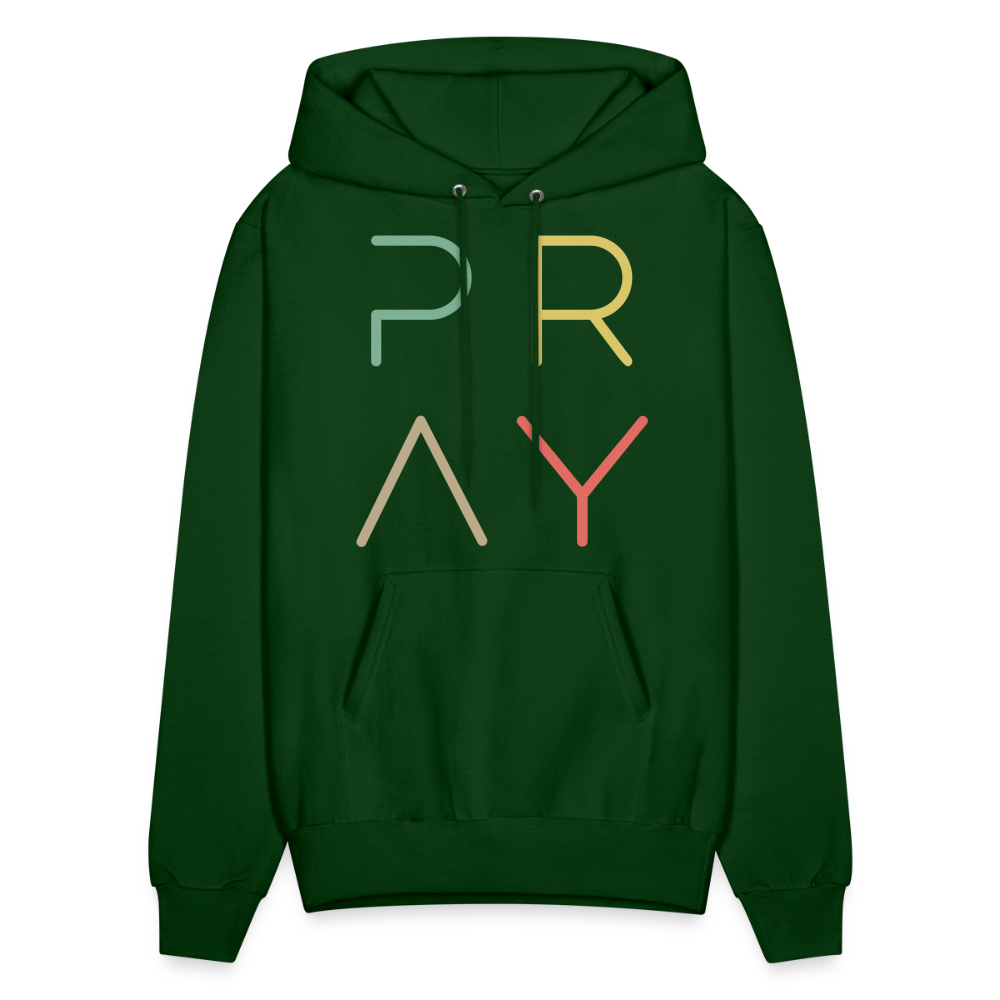 Pray Men's Hoodie - forest green