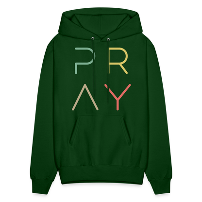 Pray Men's Hoodie - forest green