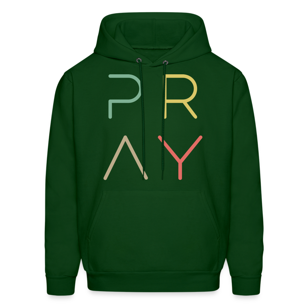 Pray Men's Hoodie - forest green