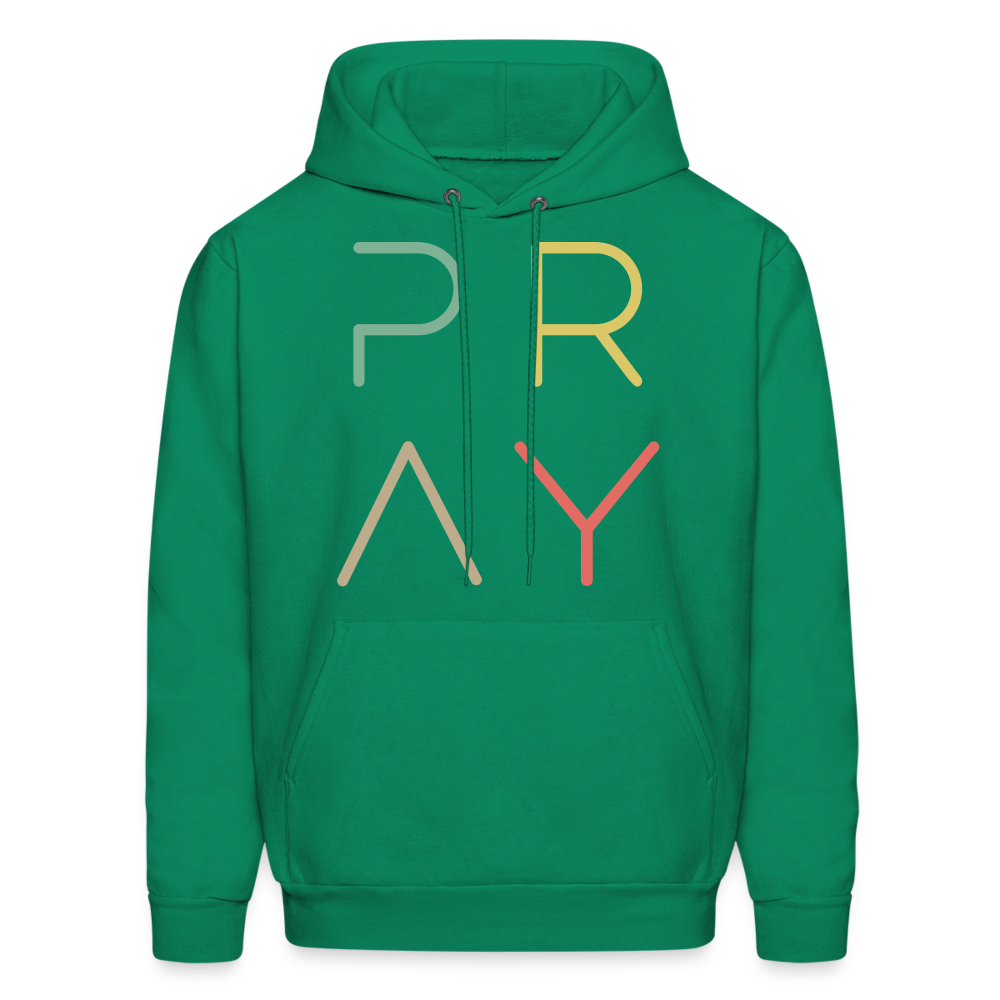 Pray Men's Hoodie - kelly green