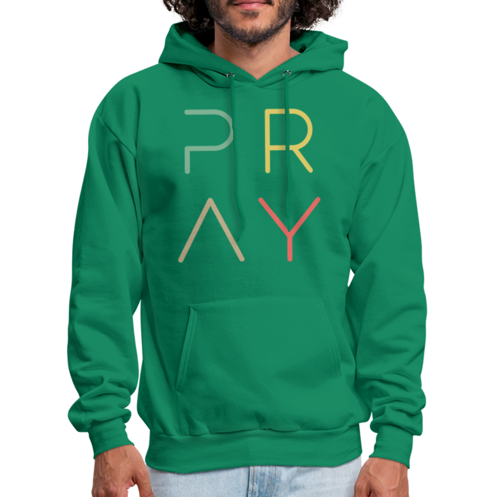 Pray Men's Hoodie - kelly green