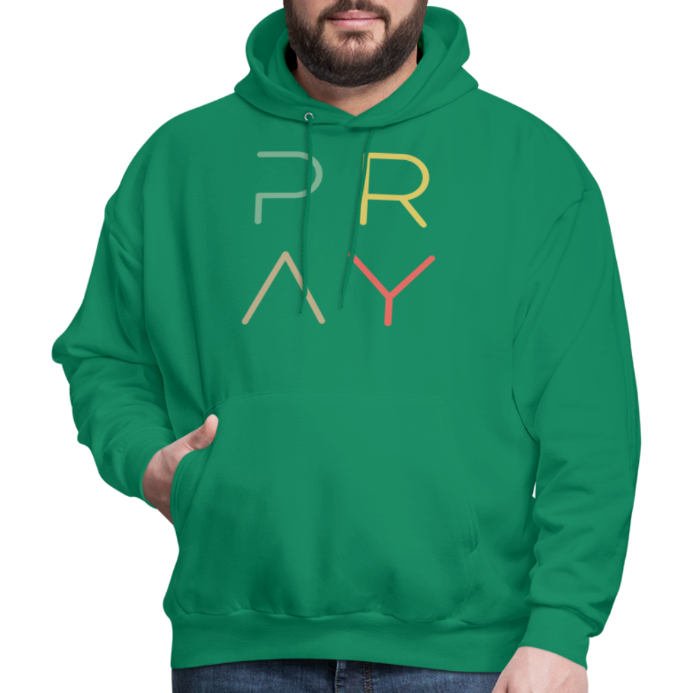 Pray Men's Hoodie - kelly green