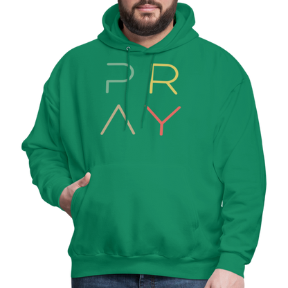 Pray Men's Hoodie - kelly green