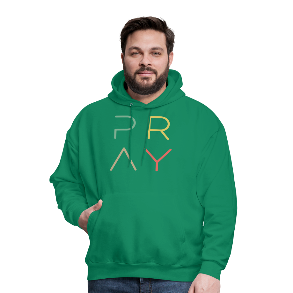 Pray Men's Hoodie - kelly green