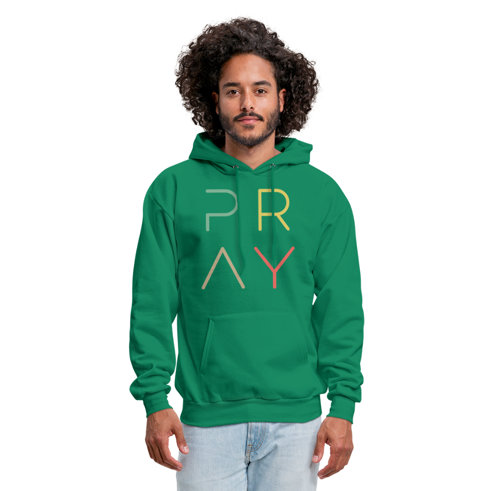 Pray Men's Hoodie - kelly green