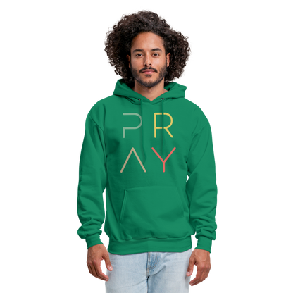 Pray Men's Hoodie - kelly green