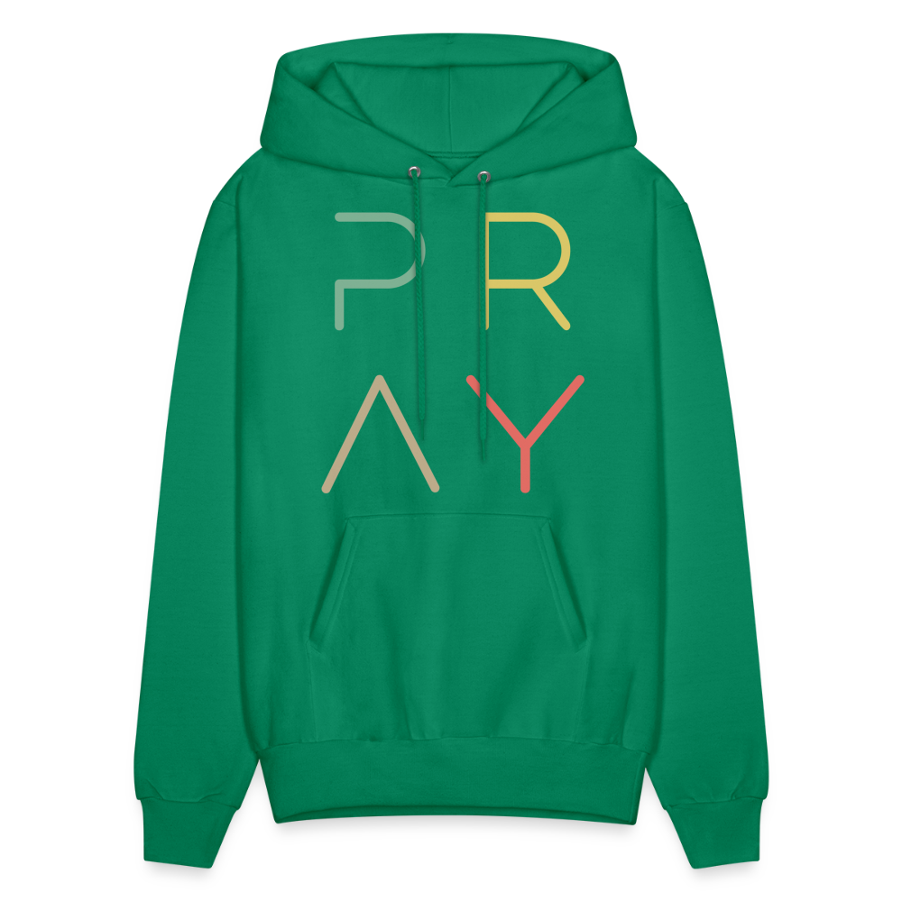 Pray Men's Hoodie - kelly green