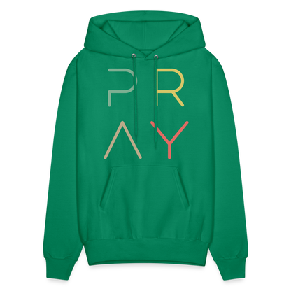 Pray Men's Hoodie - kelly green