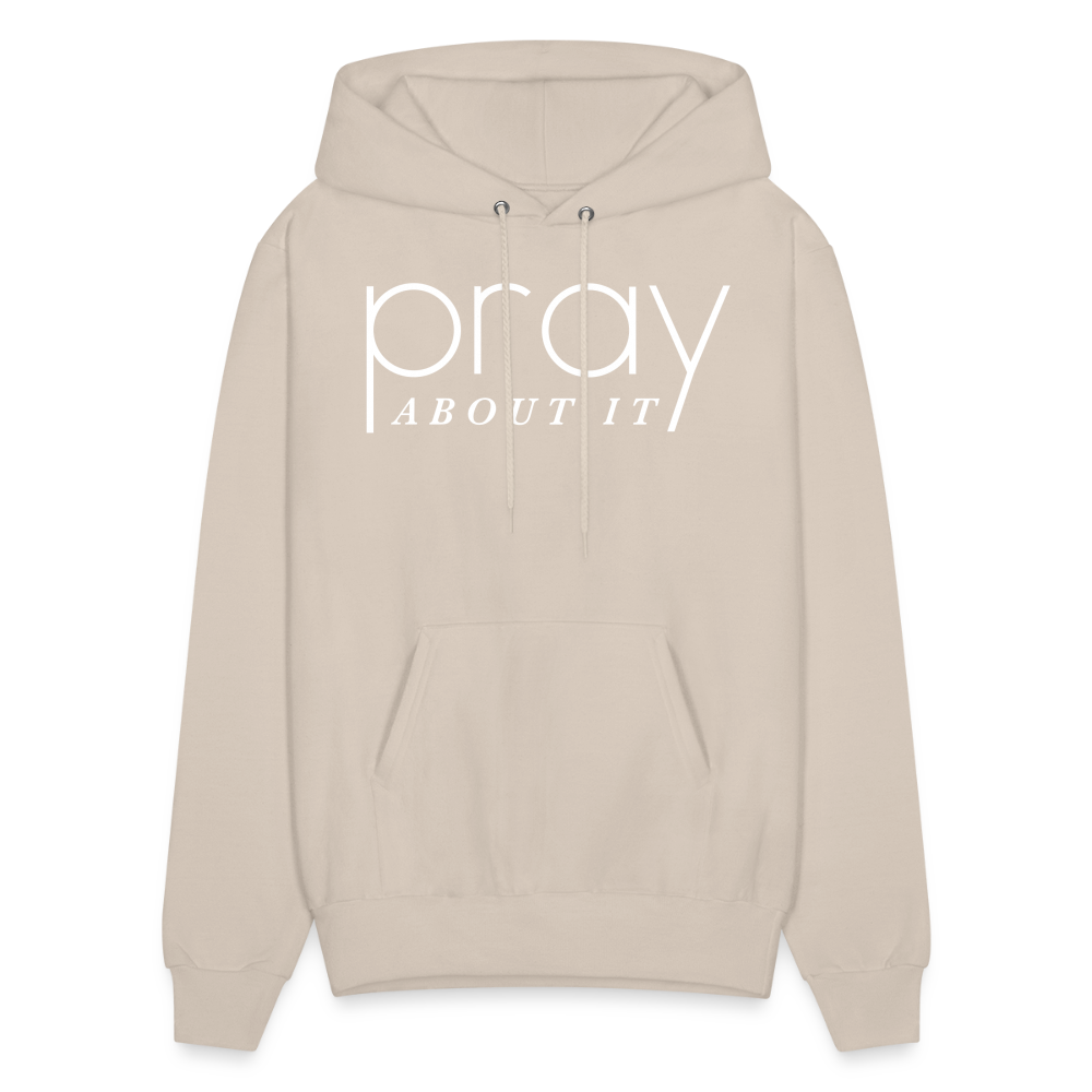 Pray About It Men's Hoodie - Sand