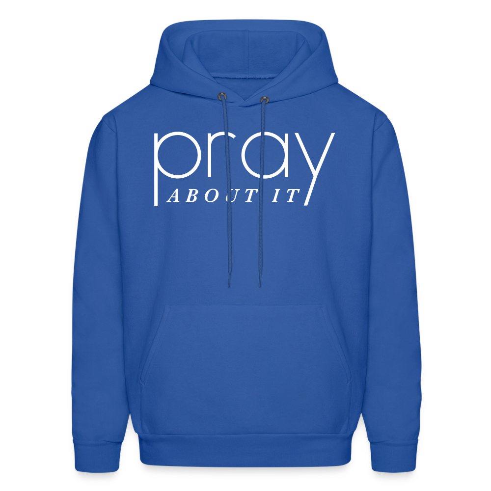 Pray About It Men's Hoodie - royal blue