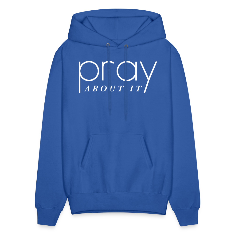 Pray About It Men's Hoodie - royal blue