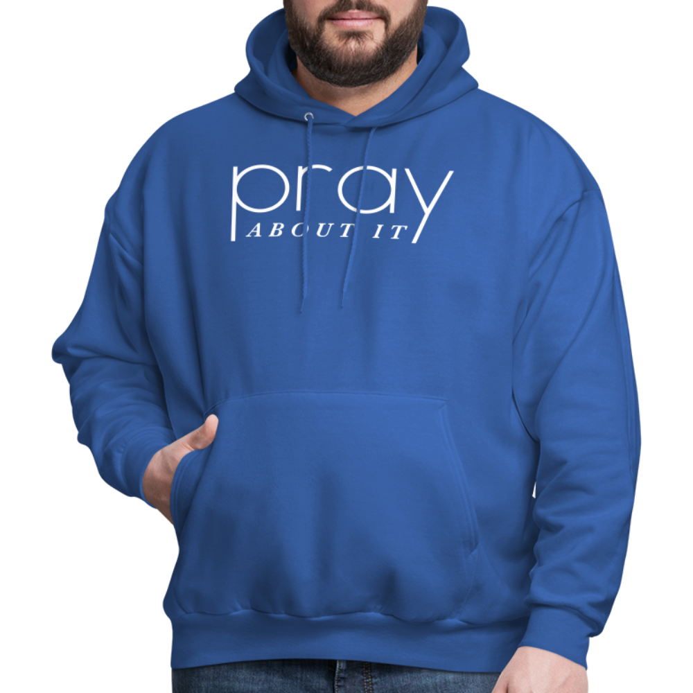 Pray About It Men's Hoodie - royal blue