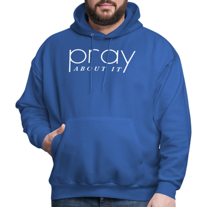 Pray About It Men's Hoodie - royal blue