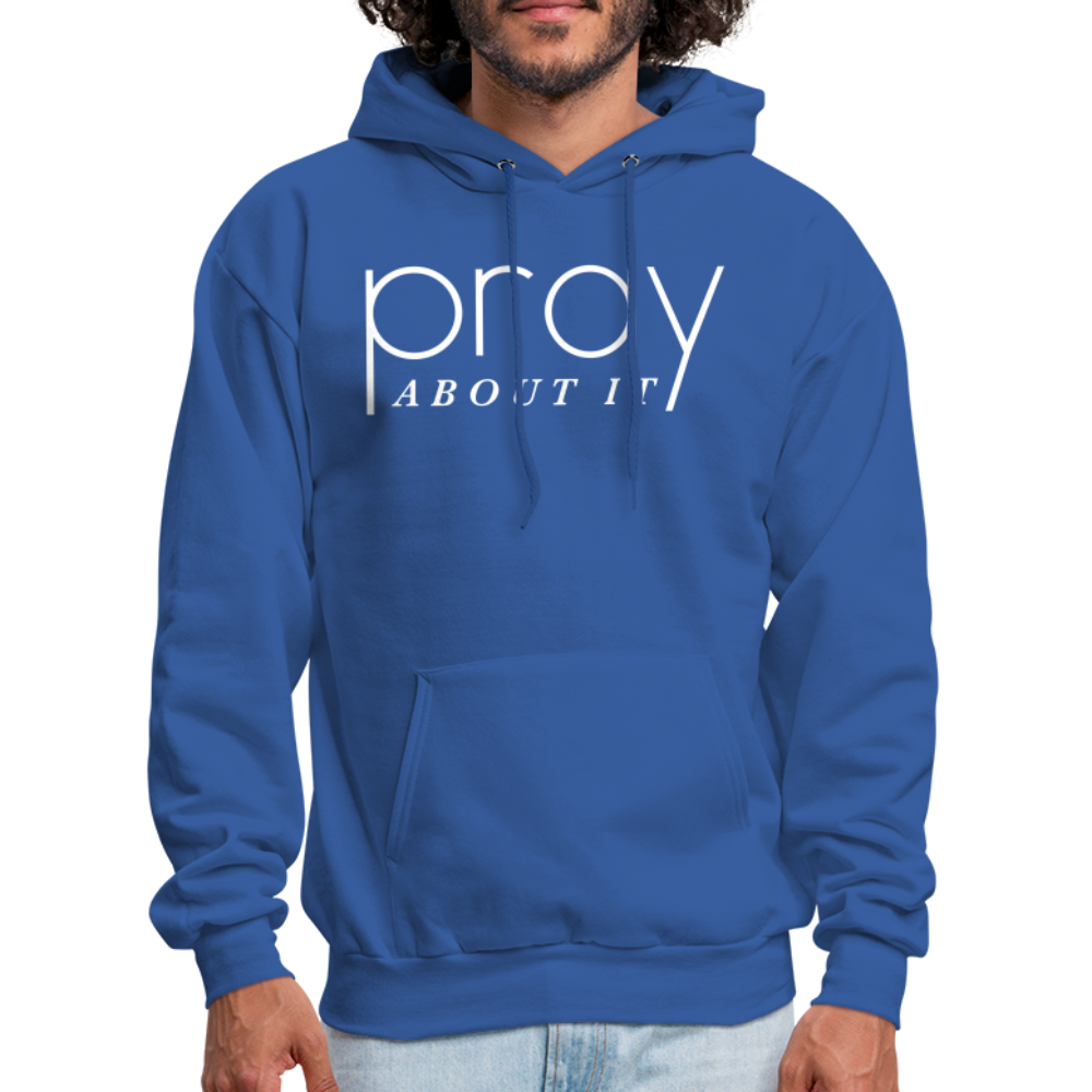 Pray About It Men's Hoodie - royal blue