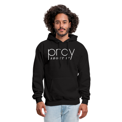 Pray About It Men's Hoodie - black