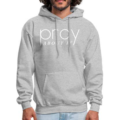 Pray About It Men's Hoodie - heather gray