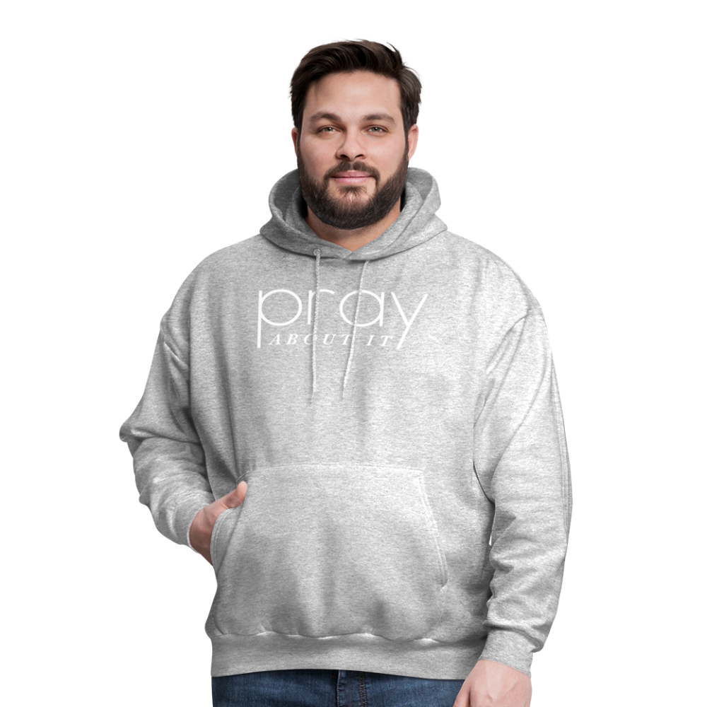 Pray About It Men's Hoodie - heather gray