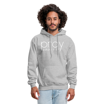 Pray About It Men's Hoodie - heather gray