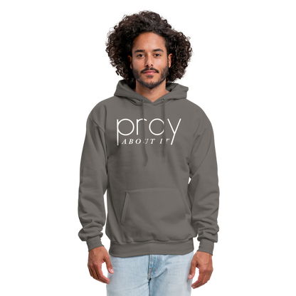 Pray About It Men's Hoodie - asphalt gray