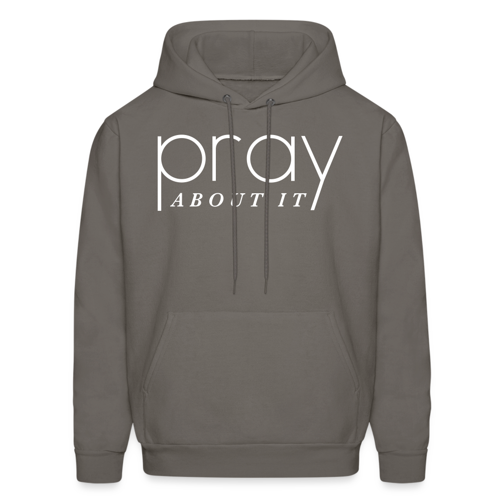 Pray About It Men's Hoodie - asphalt gray